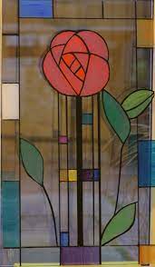 stained glass window thorndown paints