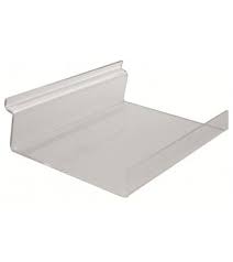20cm X 15cm Perspex Shelf With Lip For