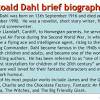 A Biography of Roald Dahl