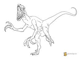 Disegni da colorare lego speciale jurassic world. Raptor Jurassic World Dinosaur Coloring Pages Coloring And Drawing