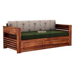 Buy Feltro Sheesham Wood Sofa Bed With