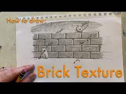 How To Draw 3 D Brick Wall Texture