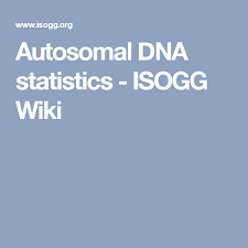 Dna Relations Chart Autosomal Dna Statistics Isogg Wiki