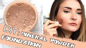 diy natural mineral powder foundation