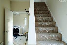 how to protect stairs when moving