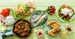 Greek food is an essential part of greek culture. Selection Of Traditional Greek Food Stock Photo Picture And Royalty Free Image Image 123097122