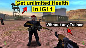 how to get unlimited health in igi 1