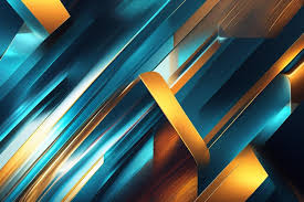 Gold Abstract Background With A Gold Border