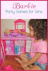 barbie party games for kids glamorous