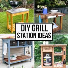 11 easy diy outdoor grill station ideas