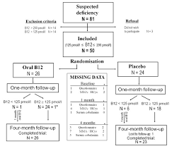Flow Chart Of The Study Design B12 Concentration Was Not