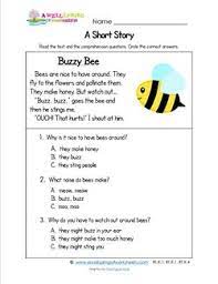 kindergarten short stories buzzy bee