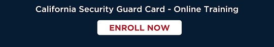 california guard card requirements how
