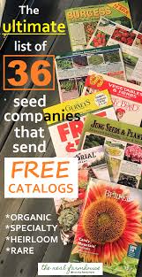 How To Get Free Seed Catalogs