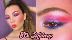 80s eye makeup blue how to recreate