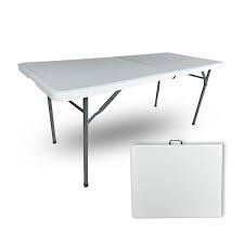 White Hdpe Plastic Outdoor Picnic Table