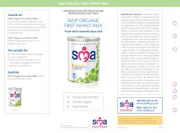 Sma Organic First Infant Milk Formula Milk Sma Hcp