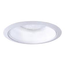 Halo 310 Series 6 In White Recessed Ceiling Light Coilex Baffle And Trim Ring 310w The Home Depot
