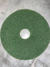 green floor scrubbing pads