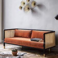 french design rattan sofa bed cf 1819