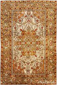 antique turkish silk rug 1188