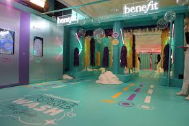 benefit opens car wash themed pop up to