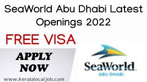 job vacancy in uae seaworld abu dhabi
