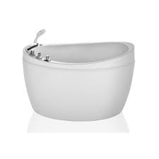 Shop wayfair for all the best jacuzzi® bathtubs. Empava 48 In Acrylic Classic Flatbottom Air Bath Japanese Style Oval Freestanding Massager Bathtub In White Empv Jt011 The Home Depot Free Standing Bath Tub Air Bathtub Jacuzzi Bathtub