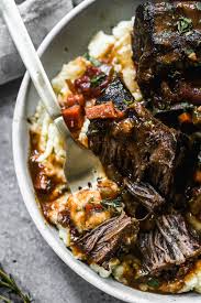 braised short ribs or