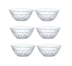 Clear Glass Bowl Set 6pc Home In 1