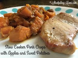 slow cooker pork chops with apples and