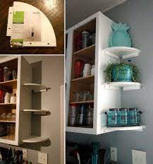 To add extra shelf in cabinet. 20 Genius Ideas For Using Wasted Space On Kitchen Ends Of Cabinet Homedesigninspired