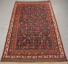 antique tribal afshar rug with repeat