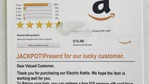 Shoppers can get a $10 store credit when they purchase an amazon gift card or. Offer For An Amazon Gift Card In Exchange For Review Truth In Advertising