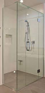 toughened glass shower partition