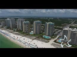 beach colony perdido key aerial video