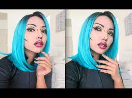 halloween comic pop art makeup tutorial