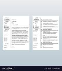 Minimalist Cover Letter And Resume Template