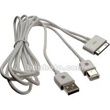 Apple Dock Connector To Firewire And Usb 2 0 Cable M9688ga B H