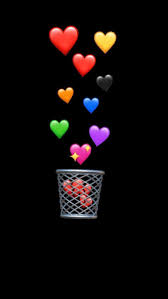 emoji hearts wallpaper mobcup