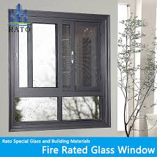 Fire Rated Galvanize Frame Window