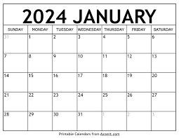 printable january 2024 calendar