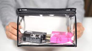 mac cosmetics makeup bag clearly mac