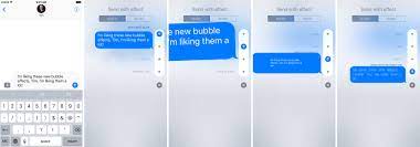 screen effects in iphone messages