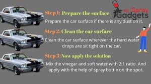 remove hard water spots from car paint