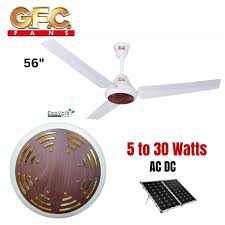 gfc fans ceiling fan ac dc 30 watts