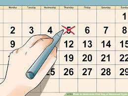 3 Ways To Determine First Day Of Menstrual Cycle Wikihow