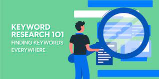 keyword research 101 finding keywords