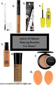 quick ten minute makeup routine for