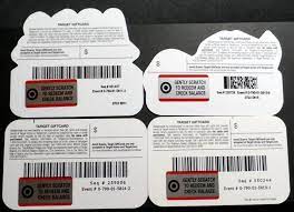 target gift cards no monetary value